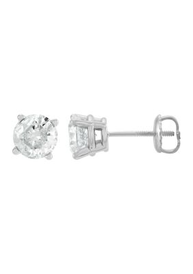 14K White Gold Screw Backs Replacement For Stud Earrings (1 pair) - Vir  Jewels