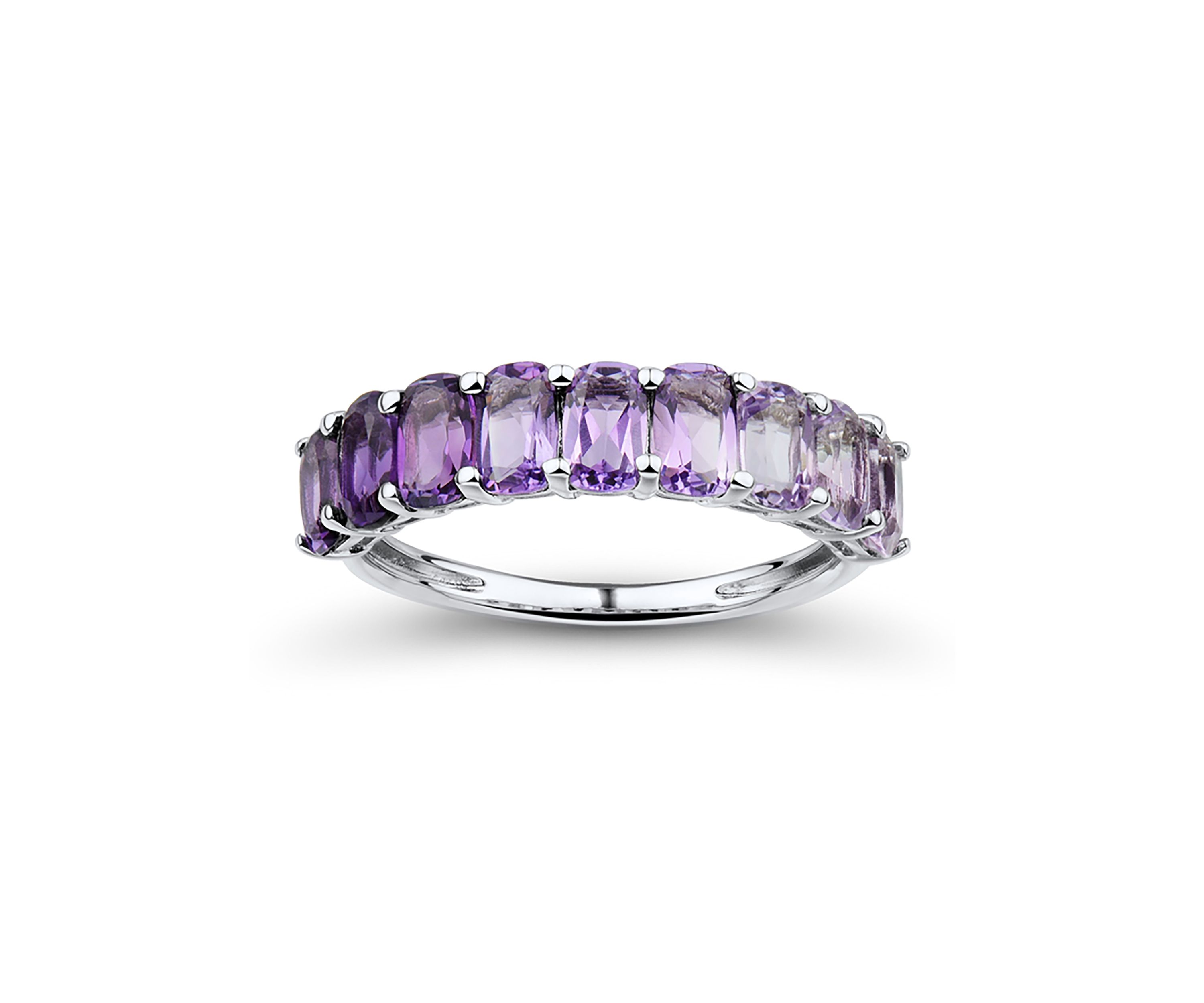 Amethyst Ring in Sterling Silver