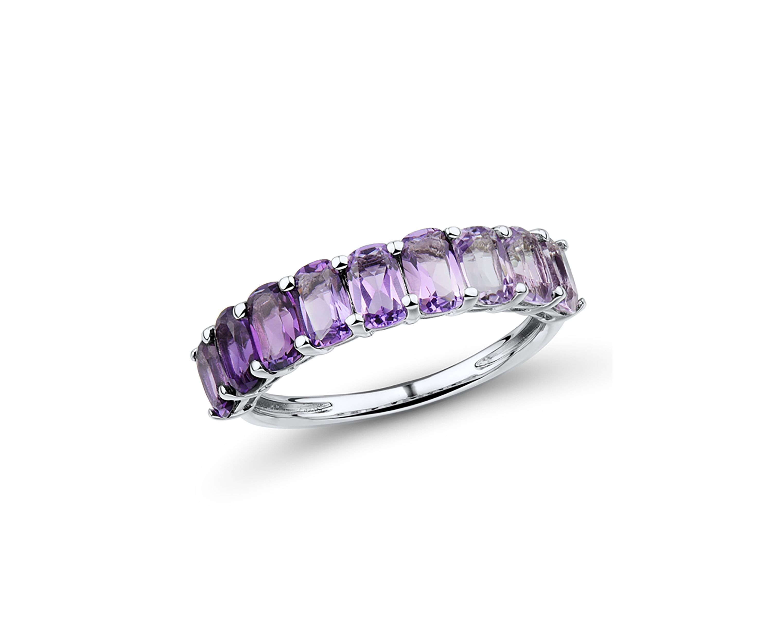 Amethyst Ring in Sterling Silver