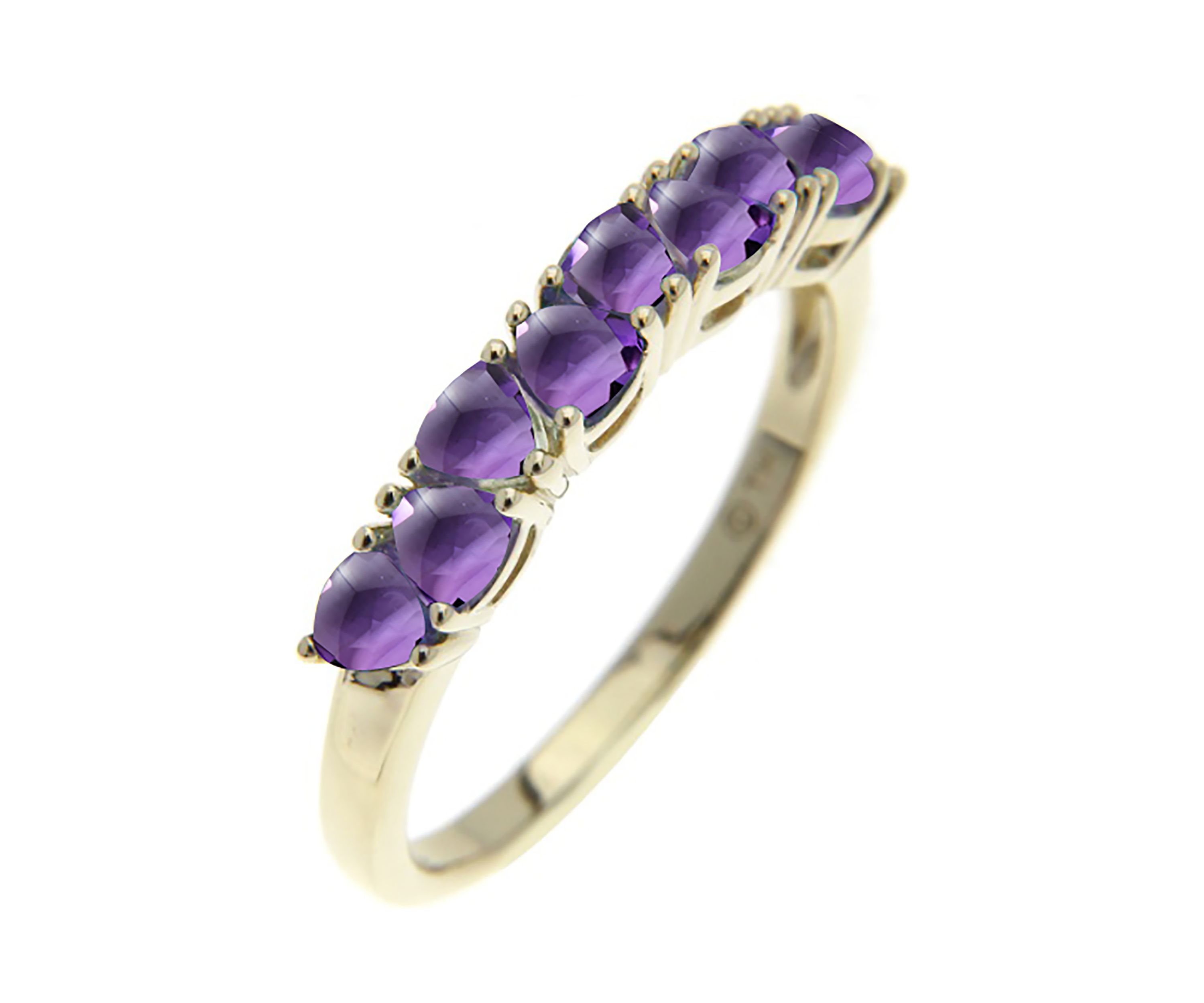 Rhodolite Garnet and Amethyst Ring in   10K Yellow Gold 