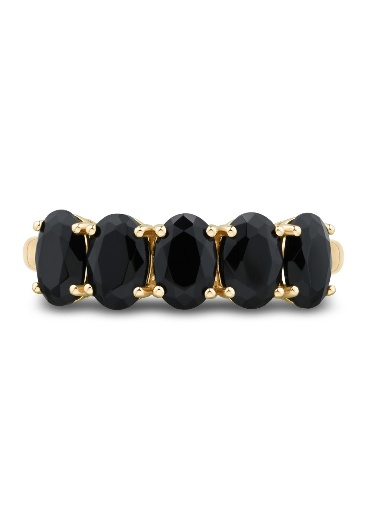Onyx Ring in 10K Yellow Gold