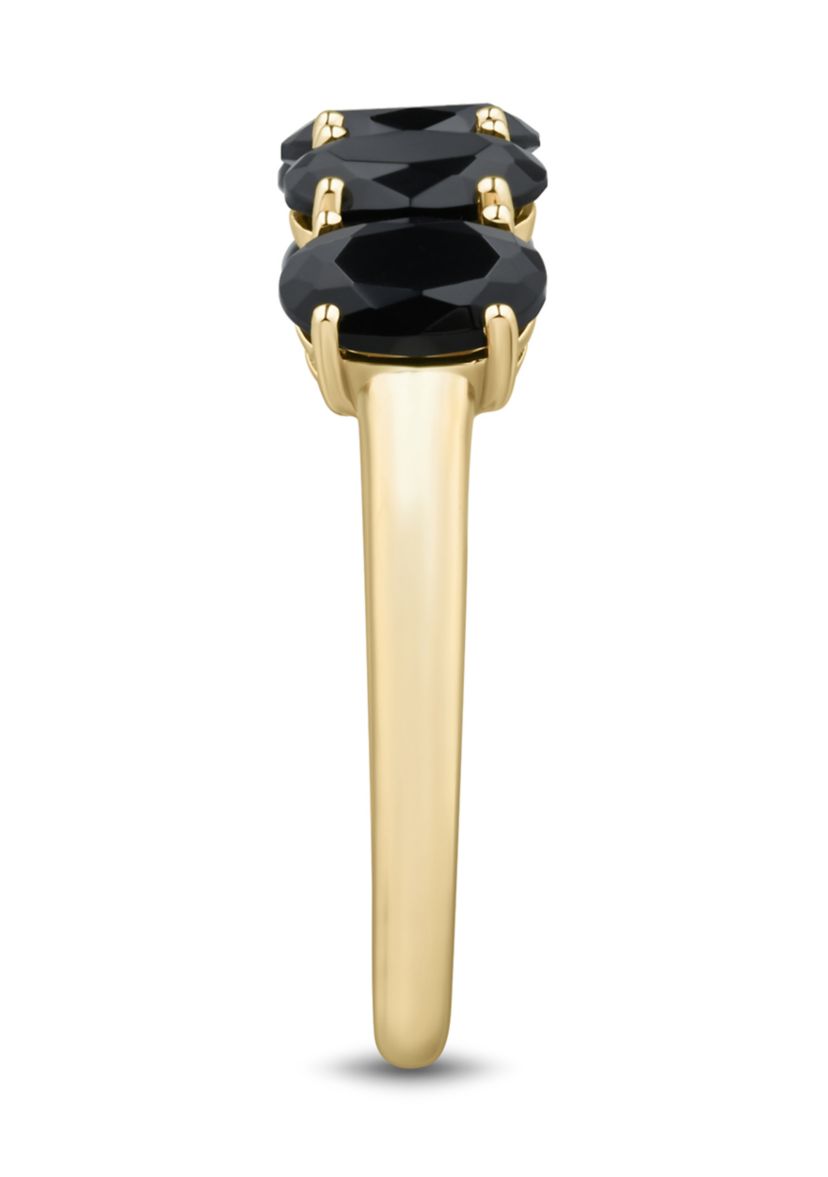 Onyx Ring in 10K Yellow Gold