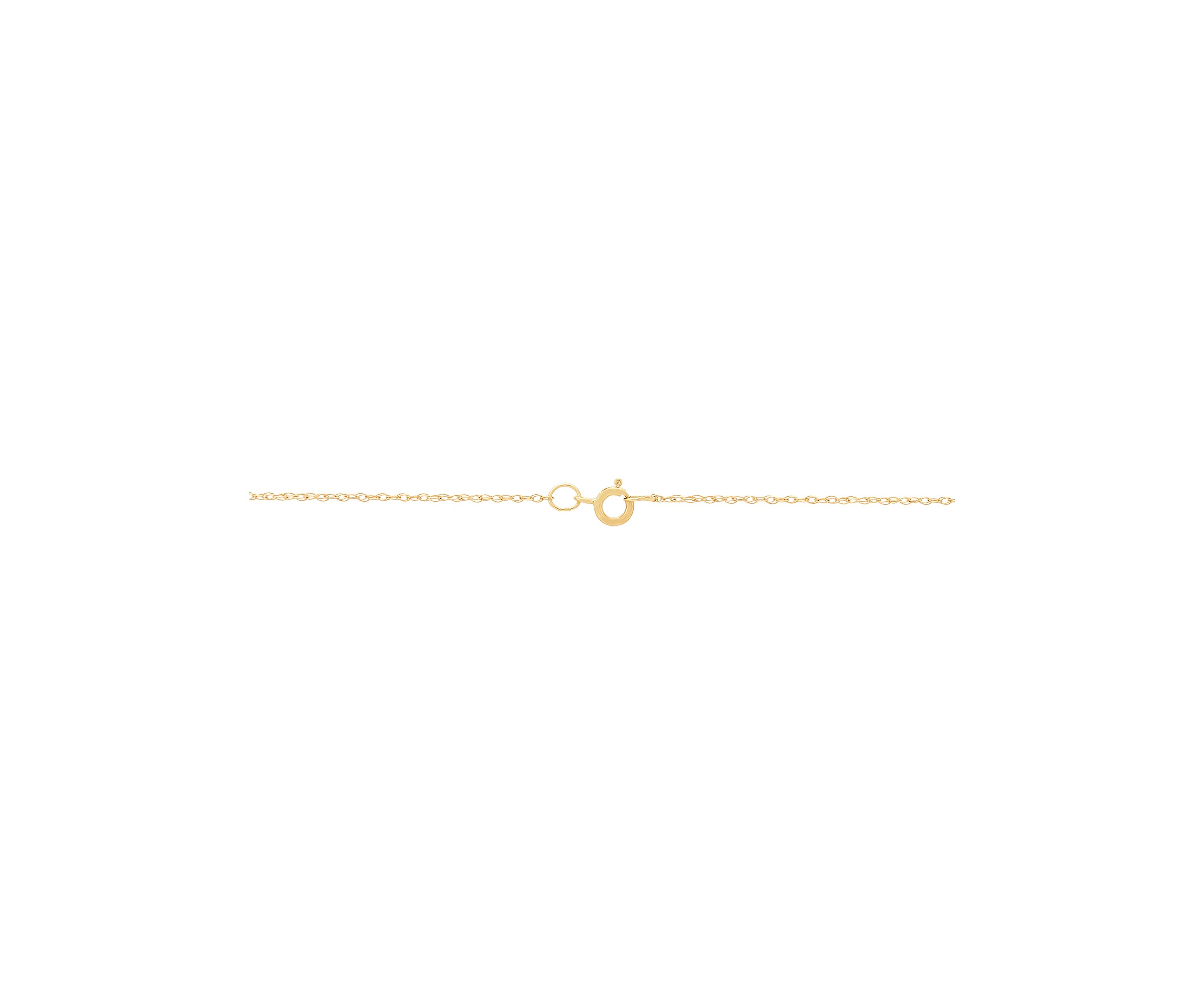 Amethyst, Pink Amethyst, and White Topaz Pendant with 18" Rope Chain Necklace in 10K Yellow Gold