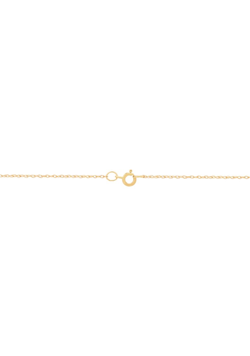Amethyst, Pink Amethyst, and White Topaz Pendant with 18" Rope Chain Necklace in 10K Yellow Gold