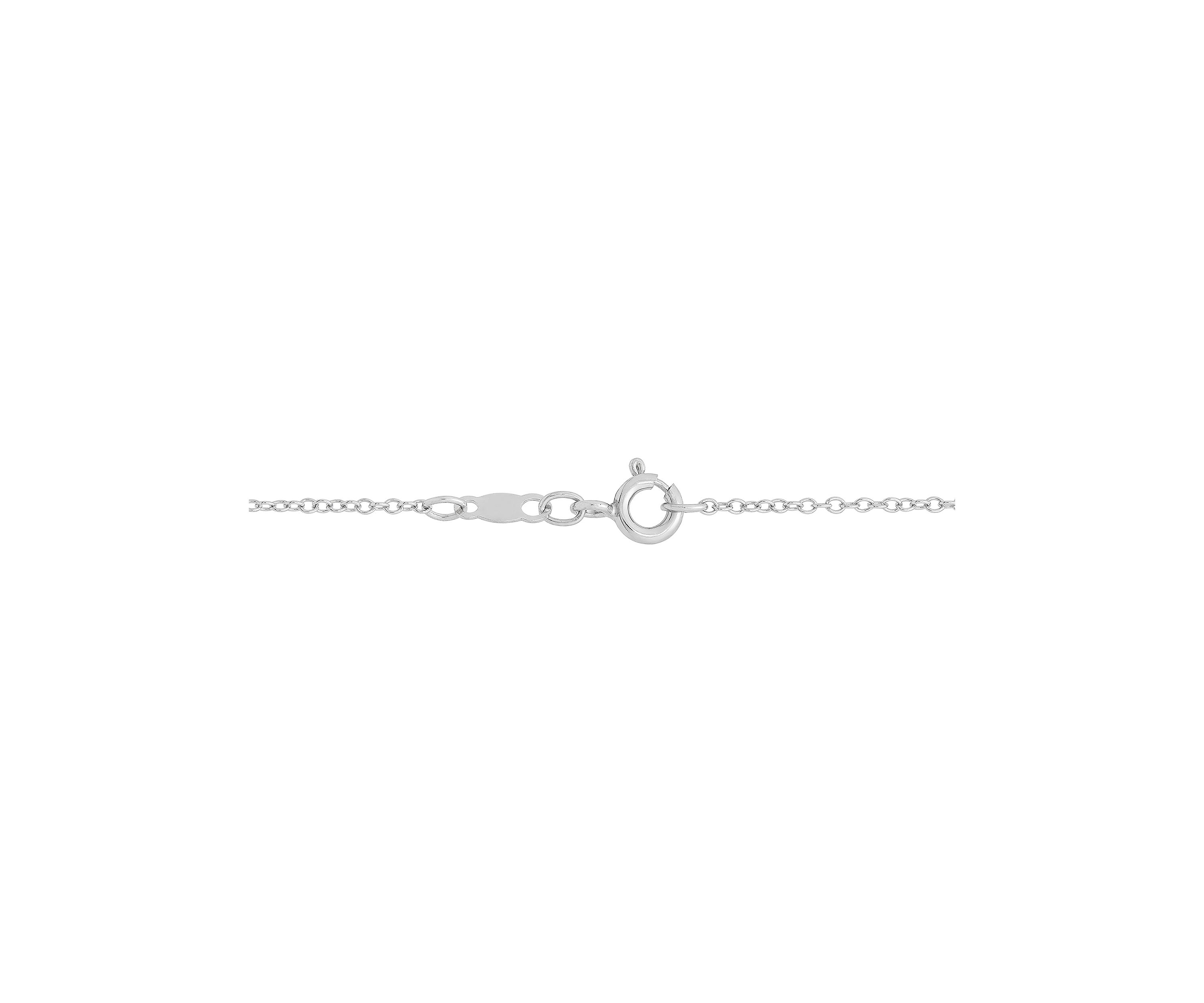 1/10 ct. t.w. Diamond and Created Pink Sapphire Heart Pendant Necklace with 18" Cable Chain in Sterling Silver