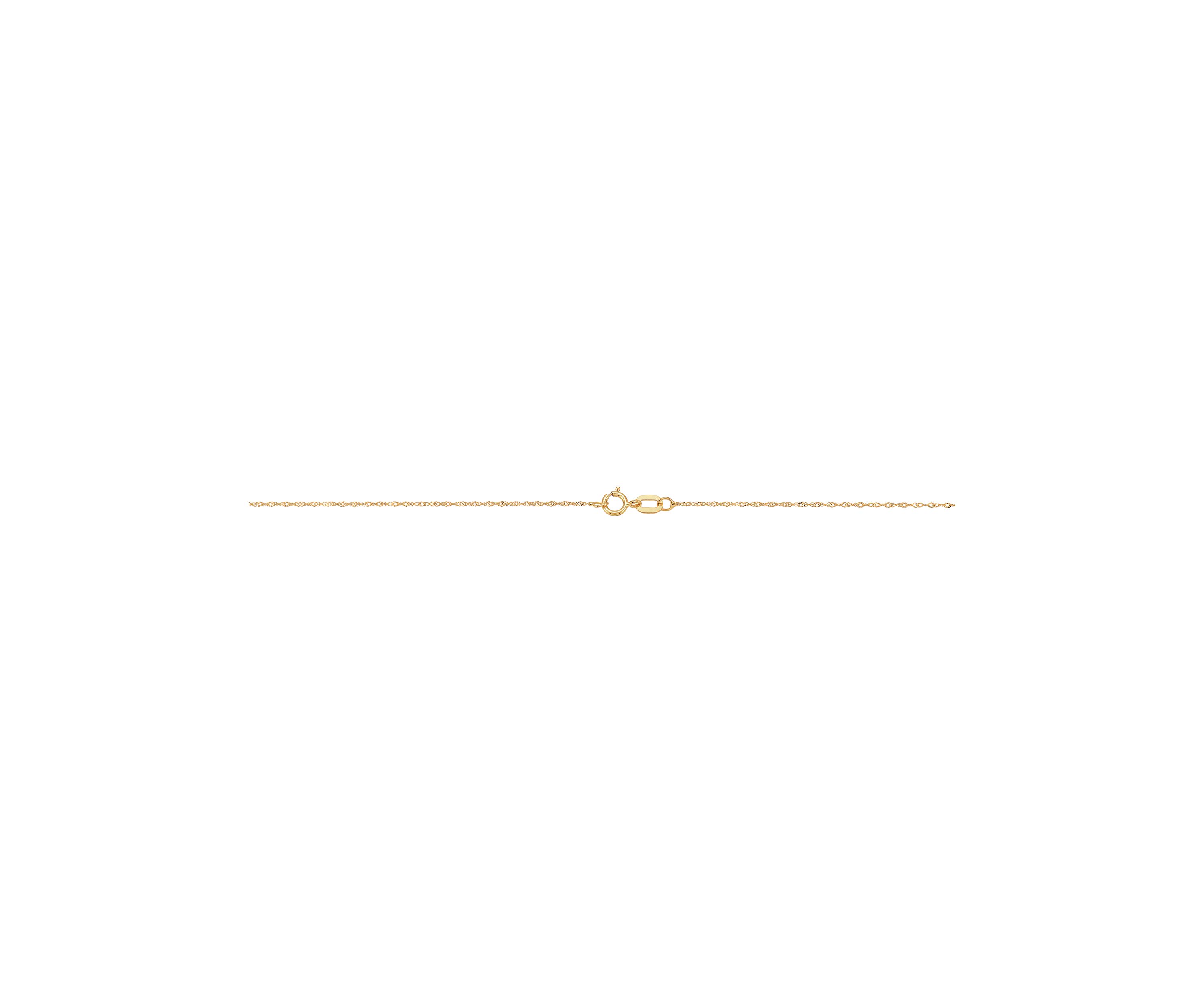 1/8 ct. t.w. Emerald and Diamond Pendant Necklace with 18 Singapore Chain in 10K Yellow Gold