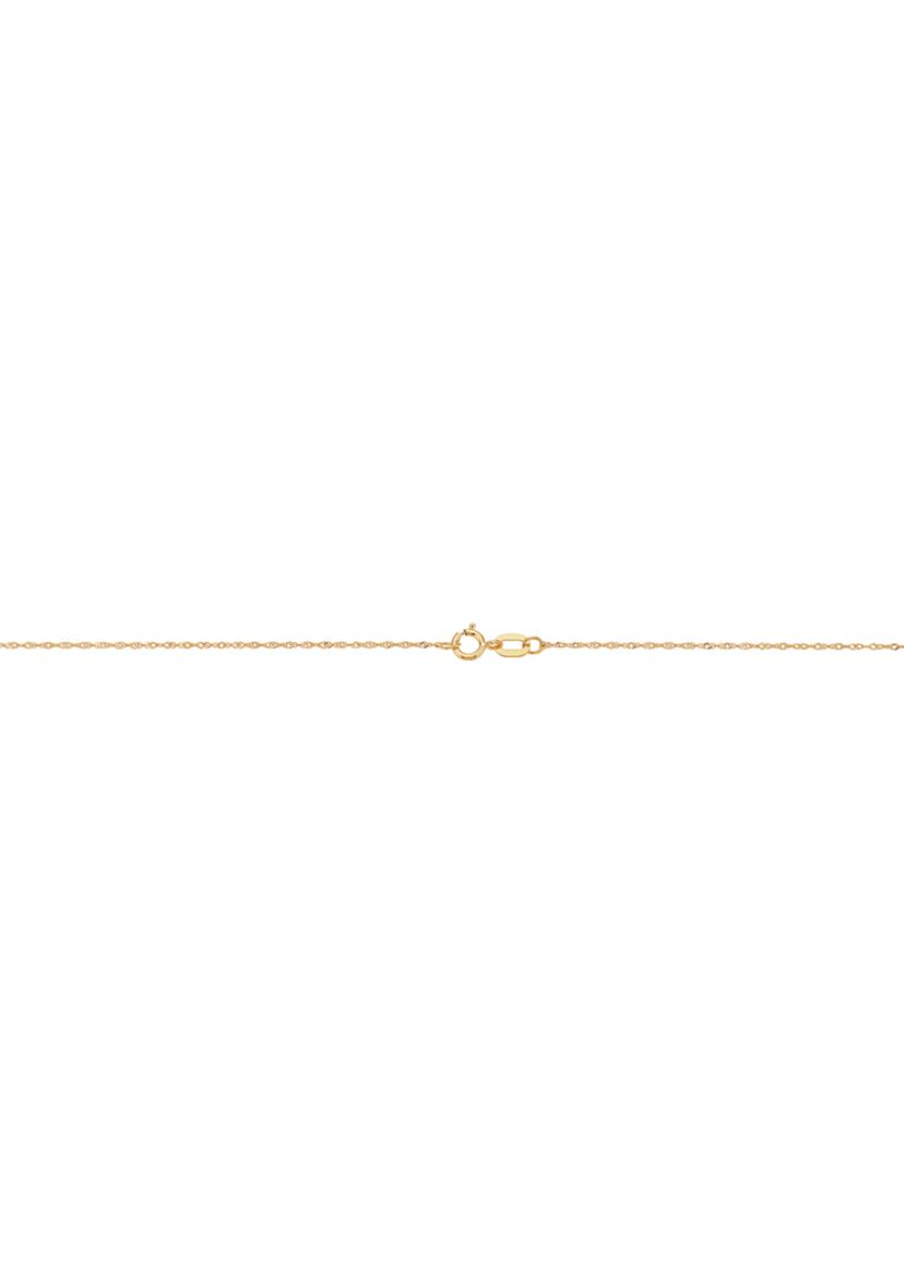 1/8 ct. t.w. Emerald and Diamond Pendant Necklace with 18 Singapore Chain in 10K Yellow Gold