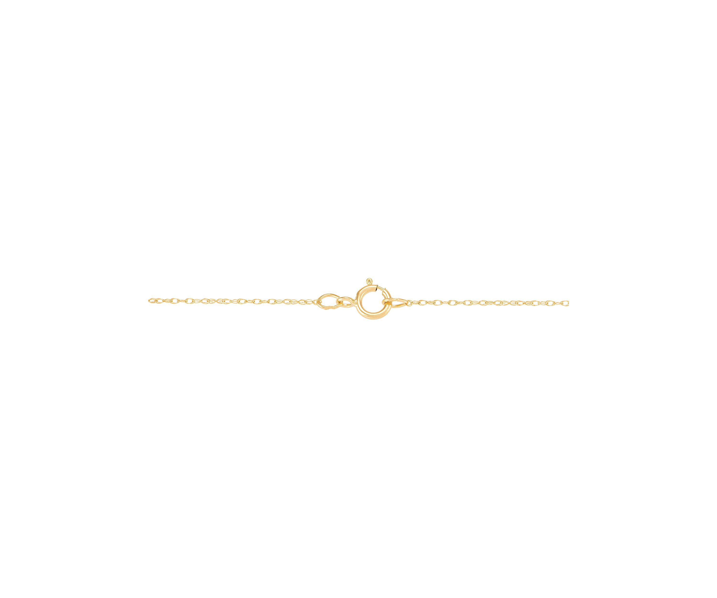1/10 ct. t.w. Diamond and Onyx Pendant Necklace with 18" Rope Chain in 10K Yellow Gold