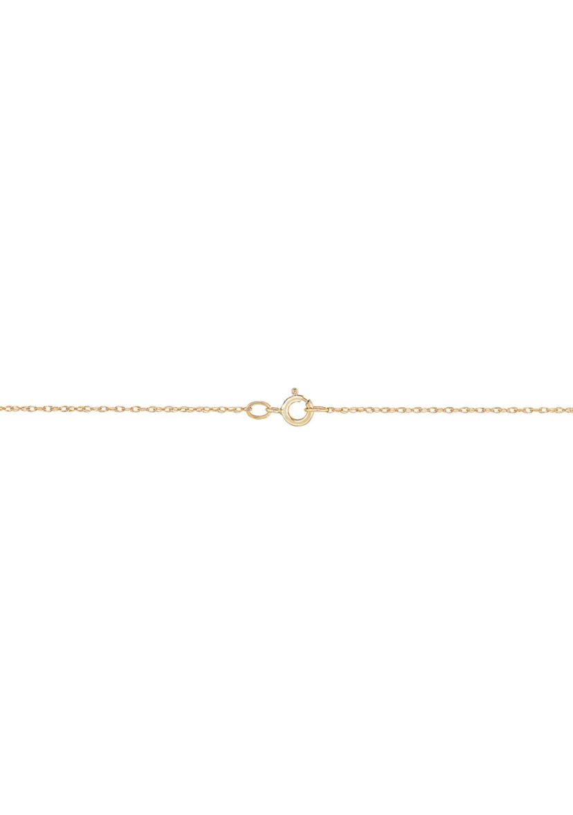Lab Created 1/10 ct. t.w. Diamond and Created Sapphire Pendant Necklace with 18" Rope Chain in 10K Yellow Gold