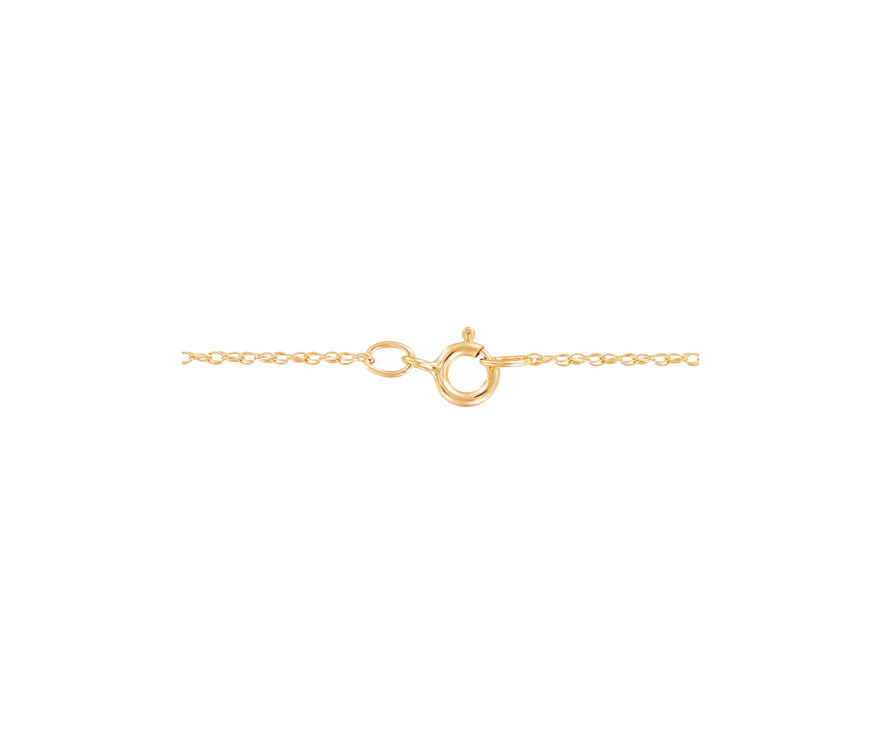 Amethyst and 1/7 ct. t.w. Diamond Pendant with 18" Rope Chain in 10K Yellow Gold