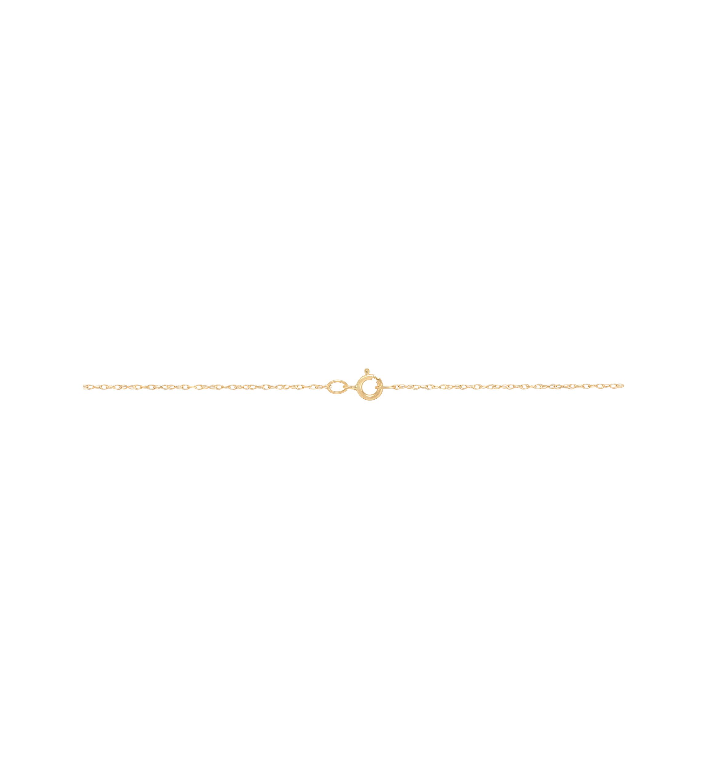 Onyx and 1/7 ct. t.w. Diamond Pendant with 18" Rope Chain in 10K Yellow Gold