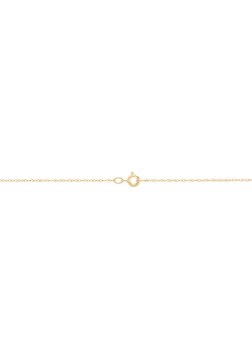 Onyx and 1/7 ct. t.w. Diamond Pendant with 18" Rope Chain in 10K Yellow Gold