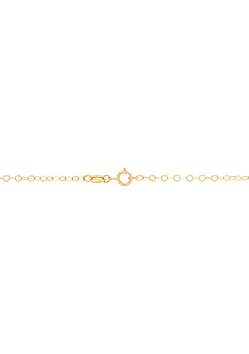 Heart Amehtyst Necklace in 10K Yellow Gold