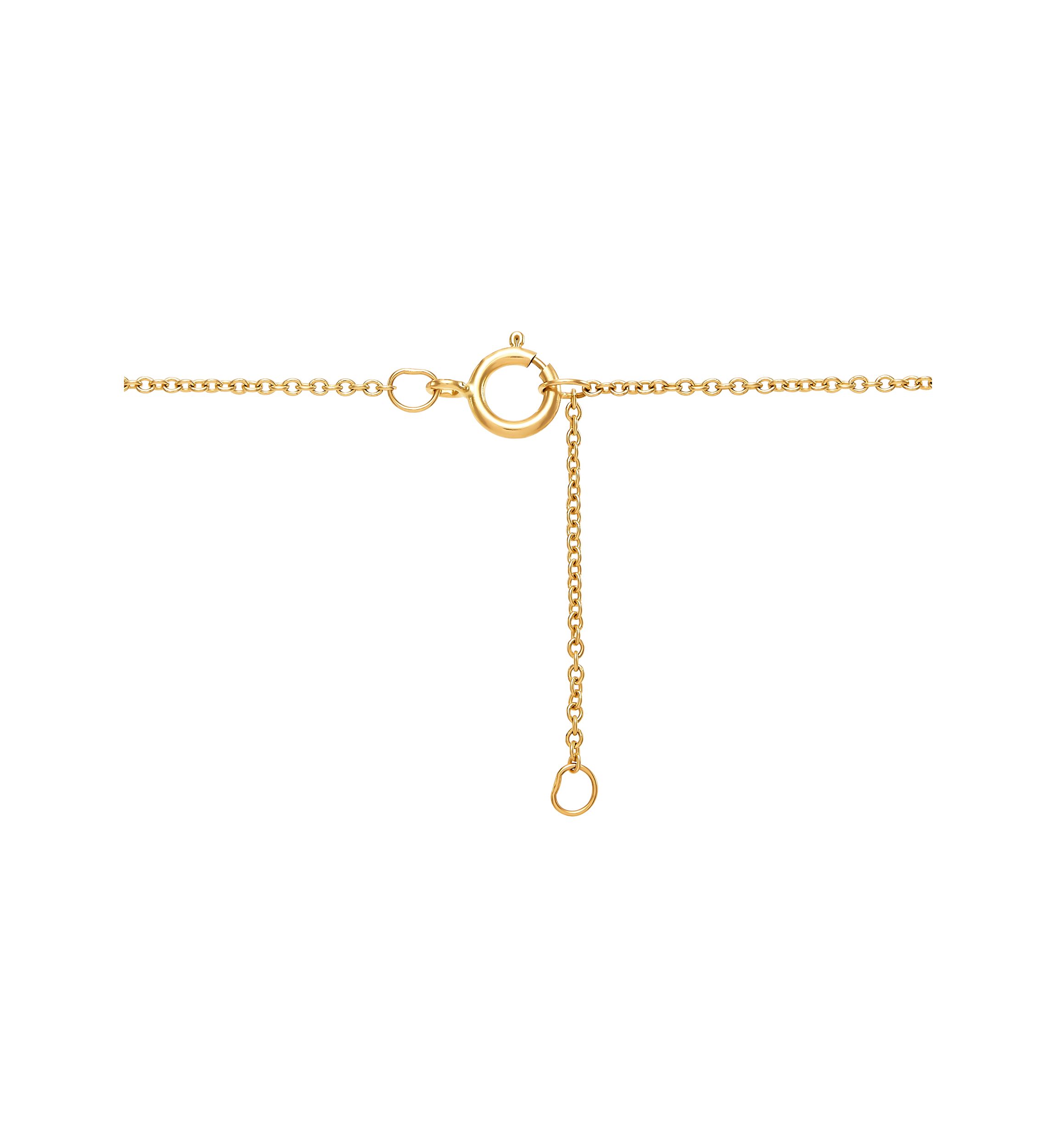 Created Opal Heart Pendant Necklace in 10K Yellow Gold