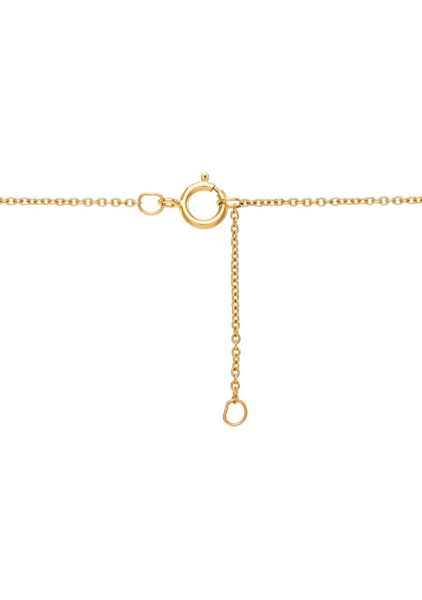 Created Opal Heart Pendant Necklace in 10K Yellow Gold
