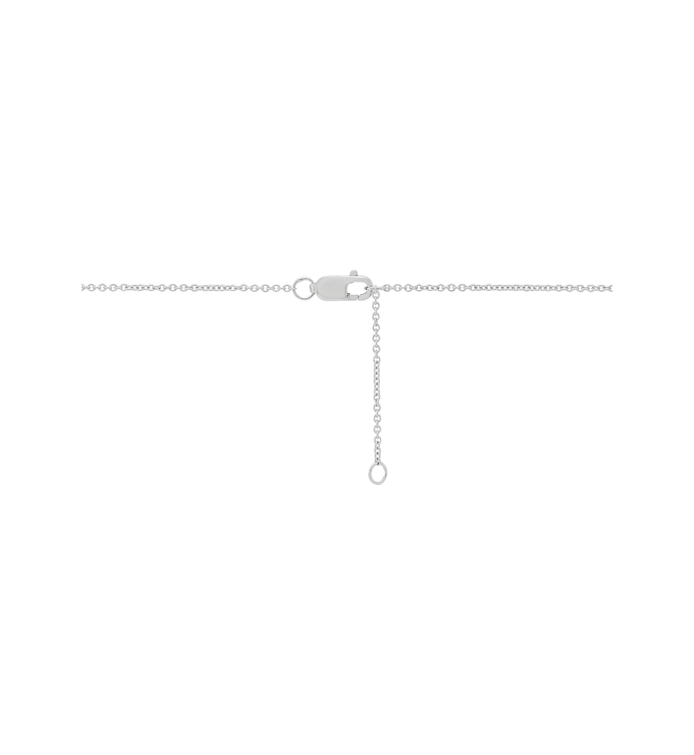 1/6 ct. t.w. Diamond and Ruby Necklace in 10K White Gold