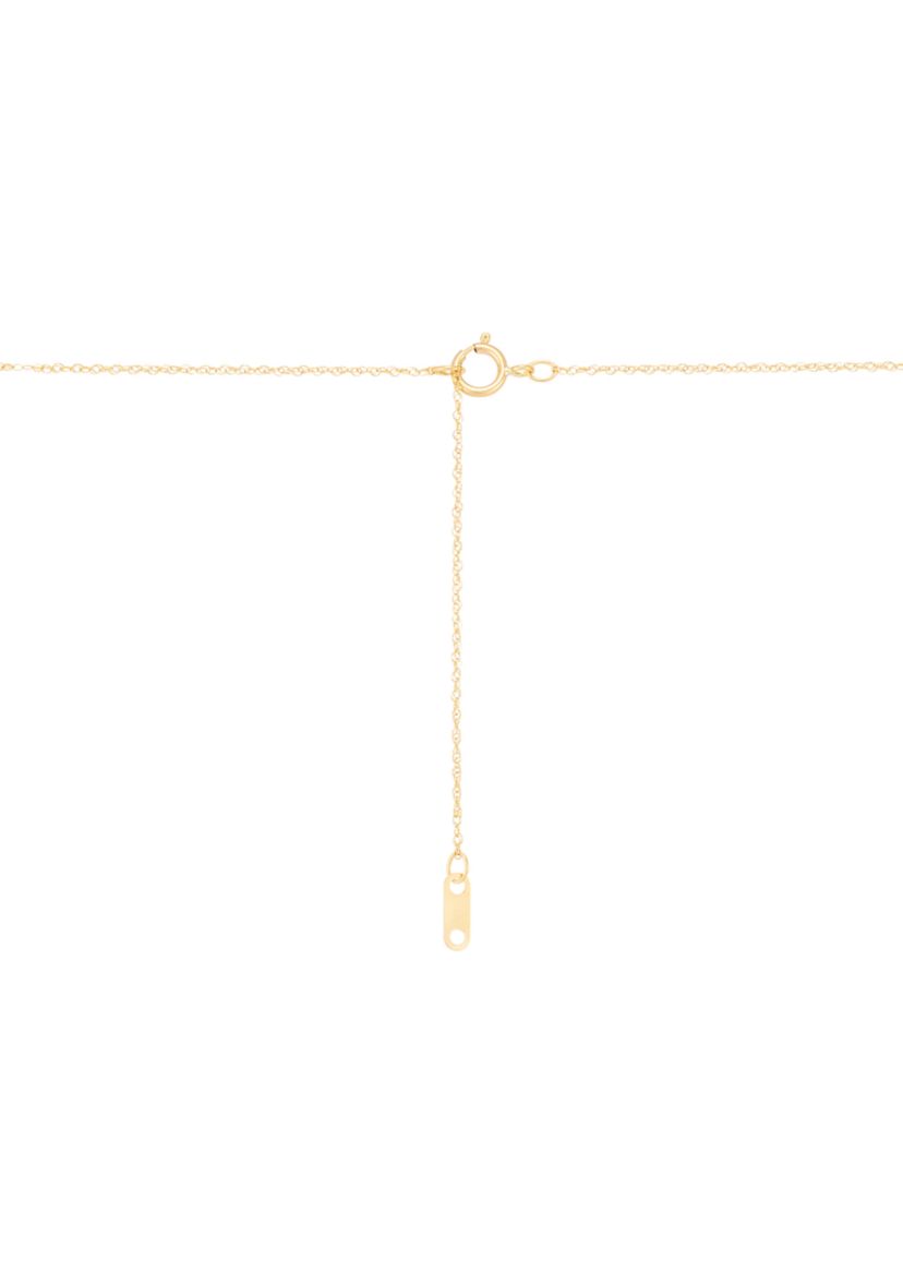 Nephrite Jade and 1/10 ct. t.w. Diamond Necklace in 10K Yellow Gold