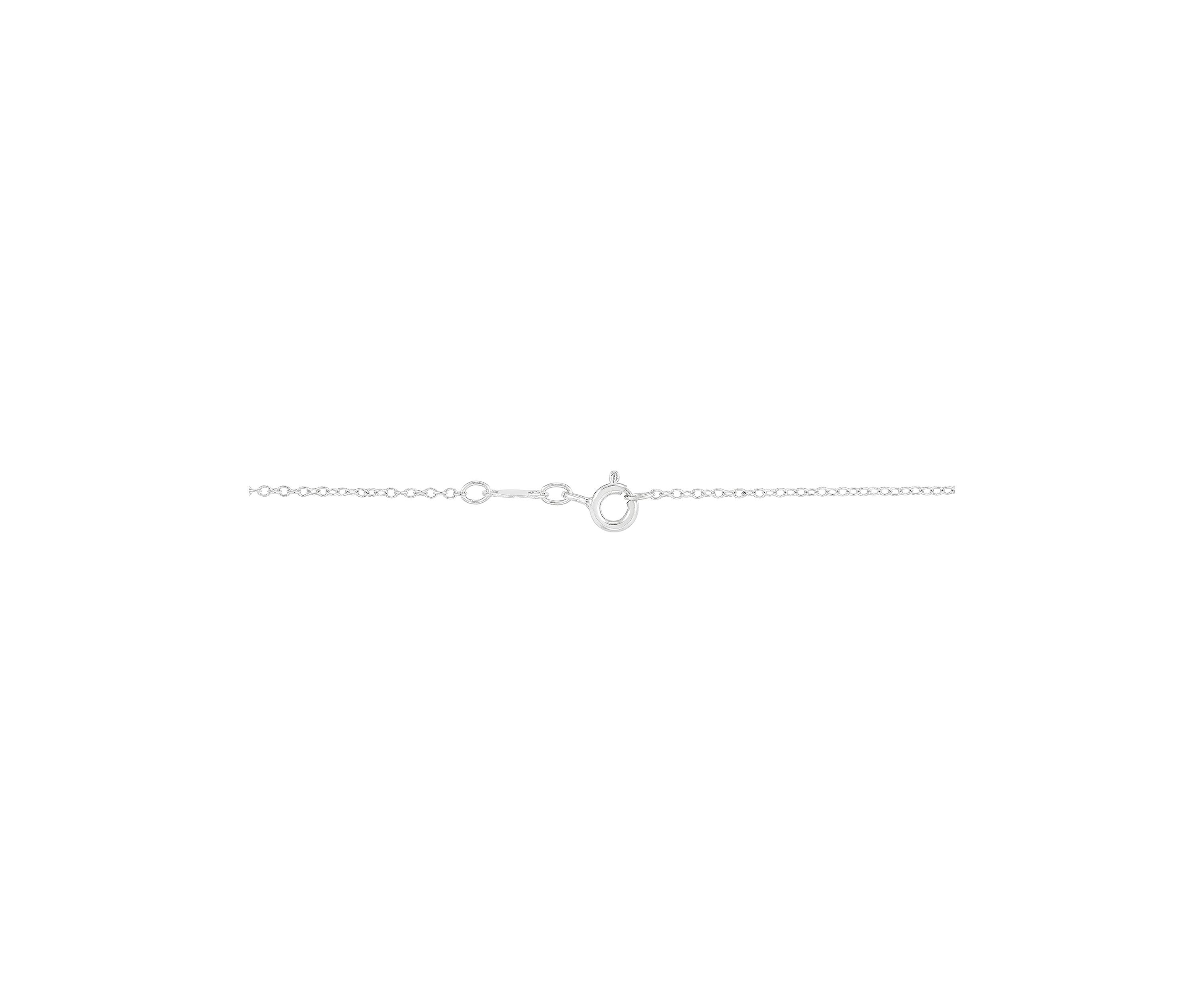 Lab Created Ruby Infinity Necklace in Sterling Silver