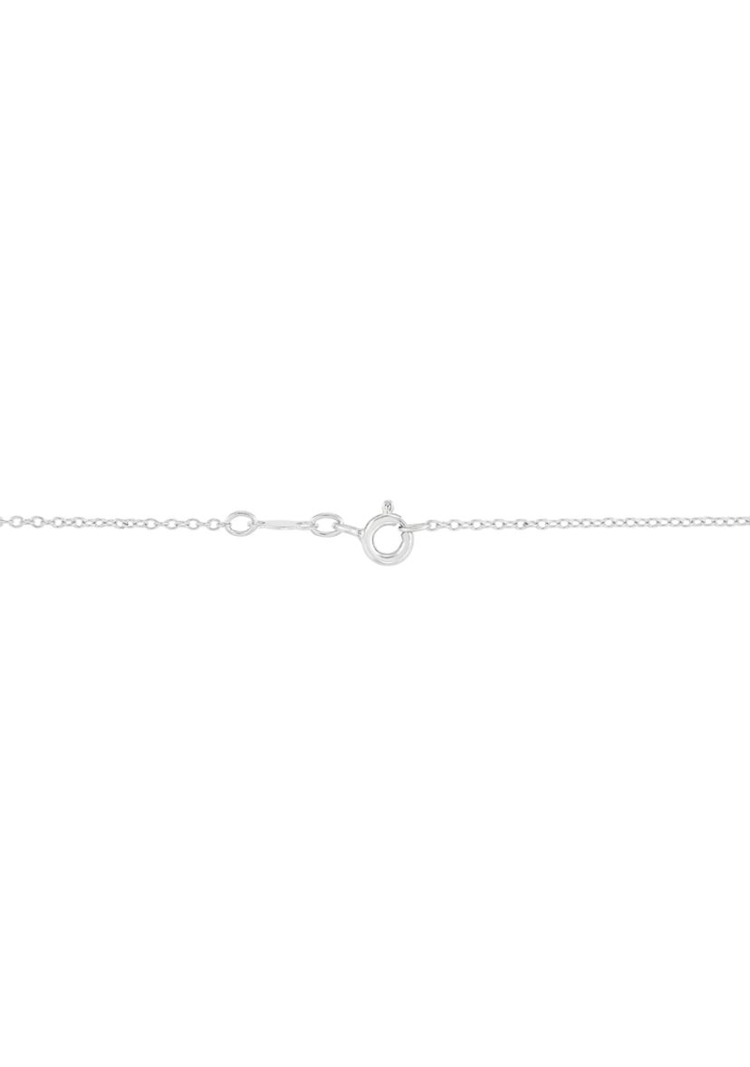 Lab Created Ruby Infinity Necklace in Sterling Silver