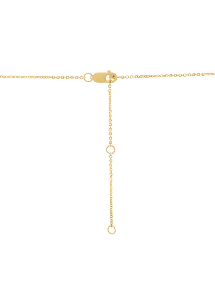 Lab Created Created White Sapphire Mom Necklace in Sterling Silver