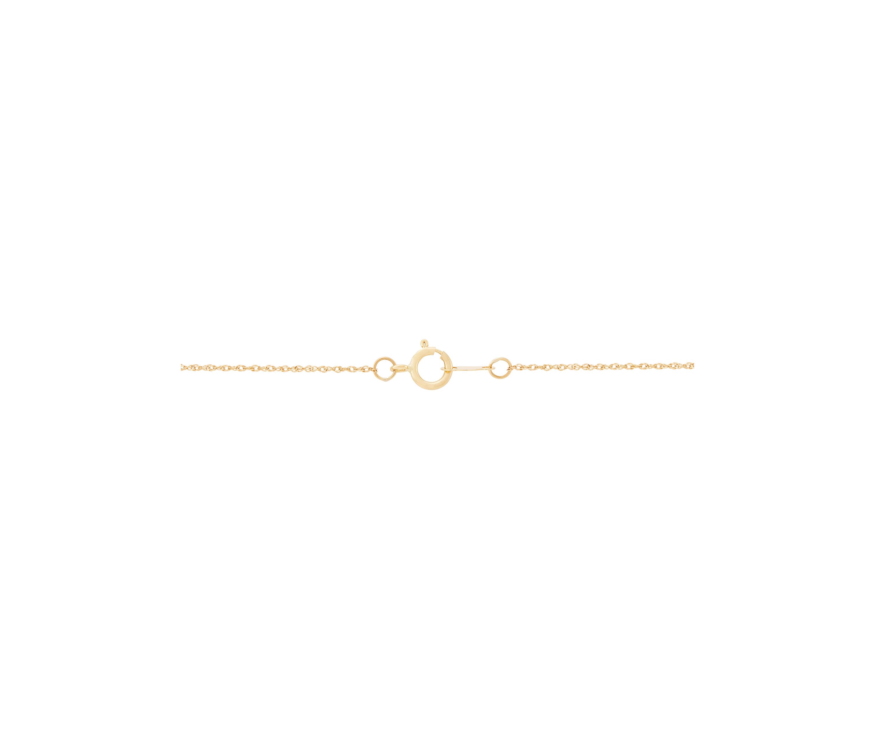 Three Stone Onyx and Diamond Accent Necklace in 10K Yellow Gold