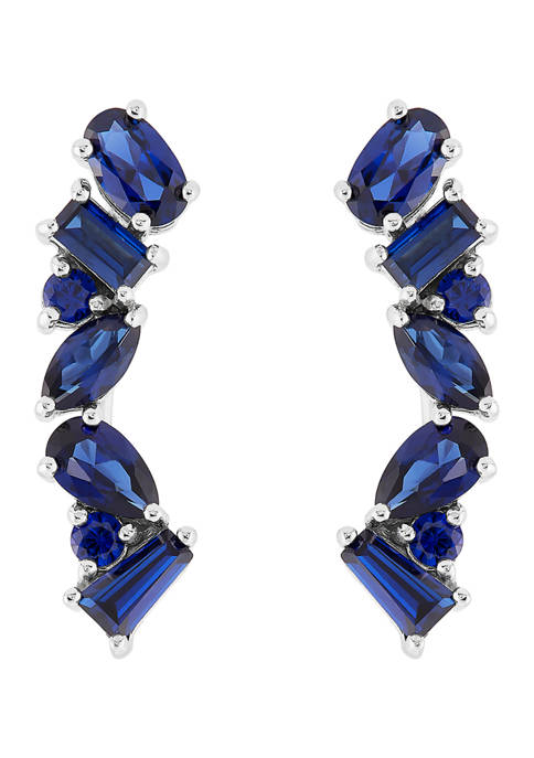 Belk & Co. Lab Created Sapphire Earrings in