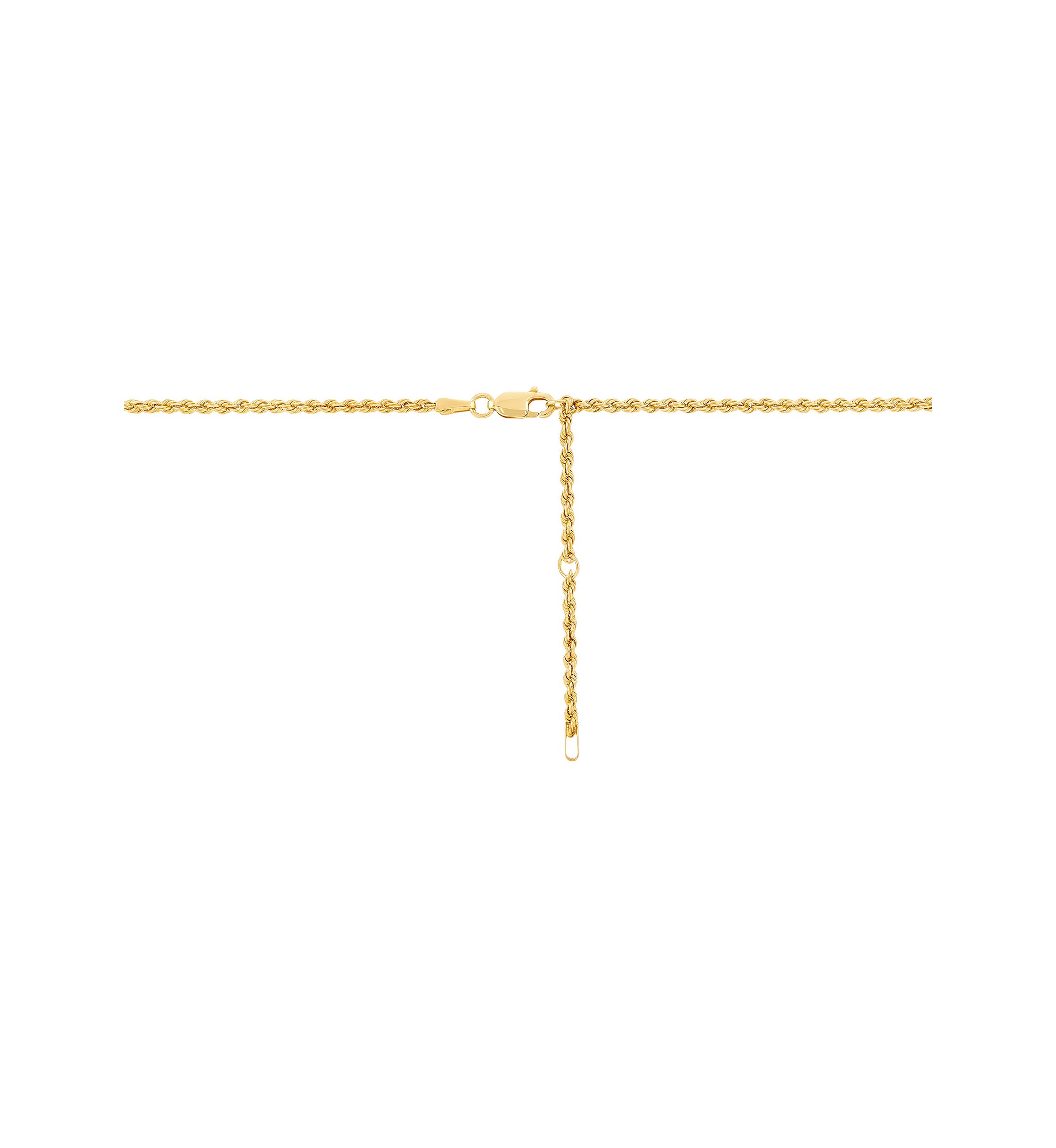 Created Sapphire Necklace in Gold Over Sterling Silver