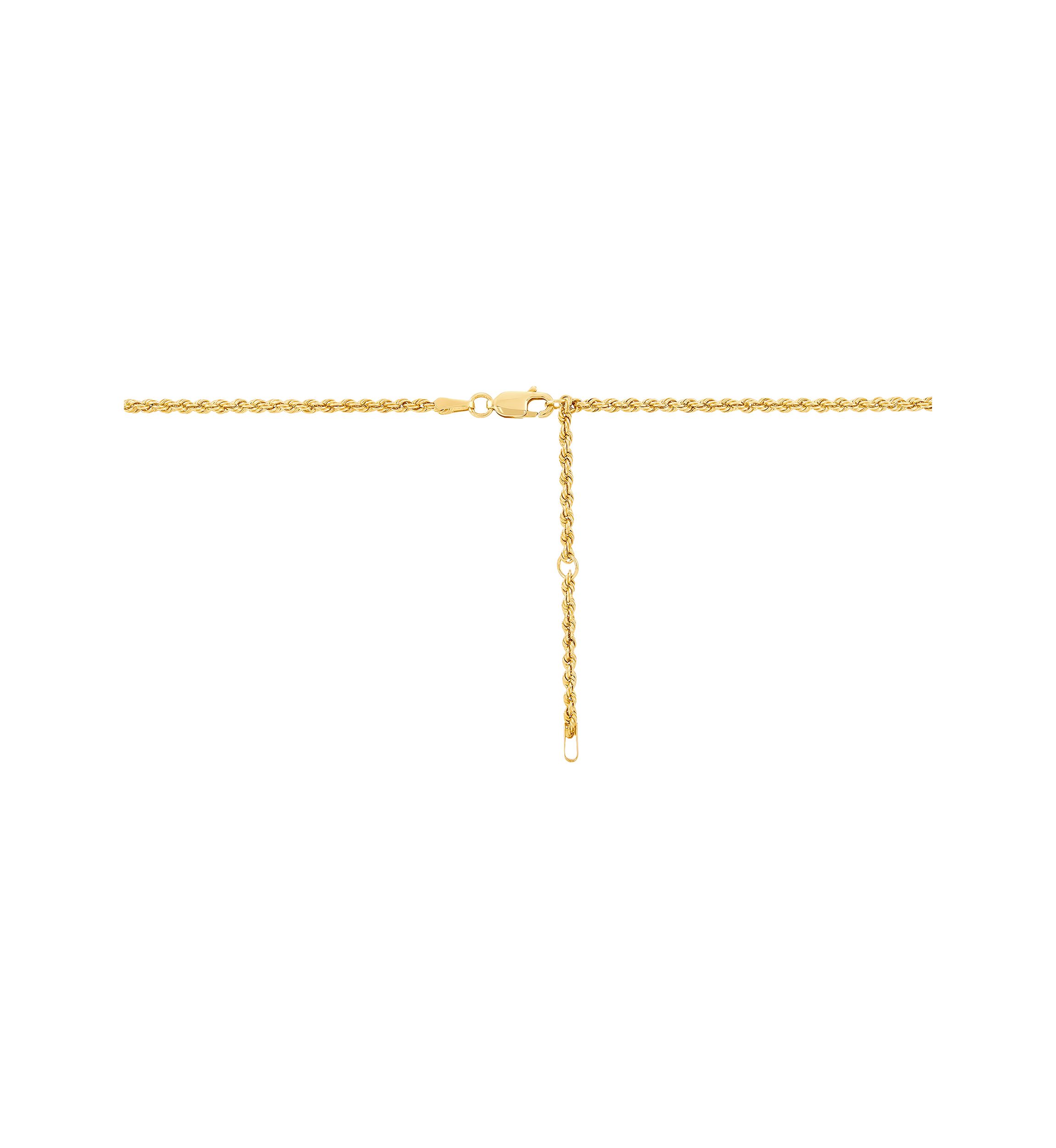 Created White Sapphire Chain in Sterling Silver