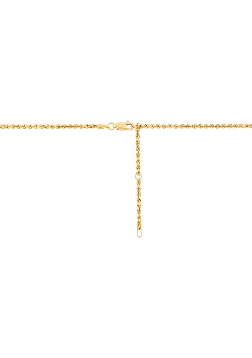 Created White Sapphire Chain in Sterling Silver