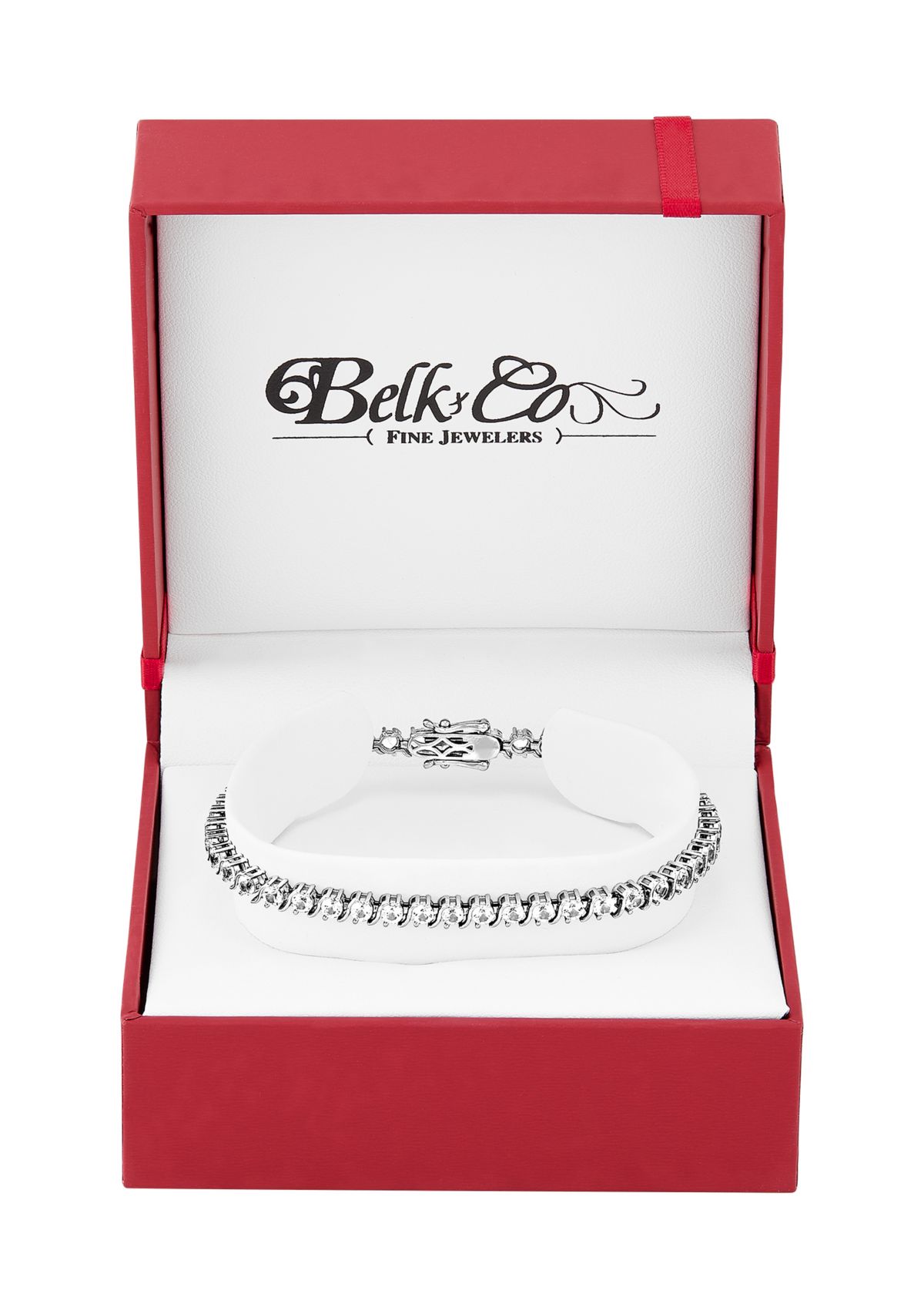 7.52 ct. t.w. Lab Grown White Sapphire Tennis Bracelet in Sterling Silver