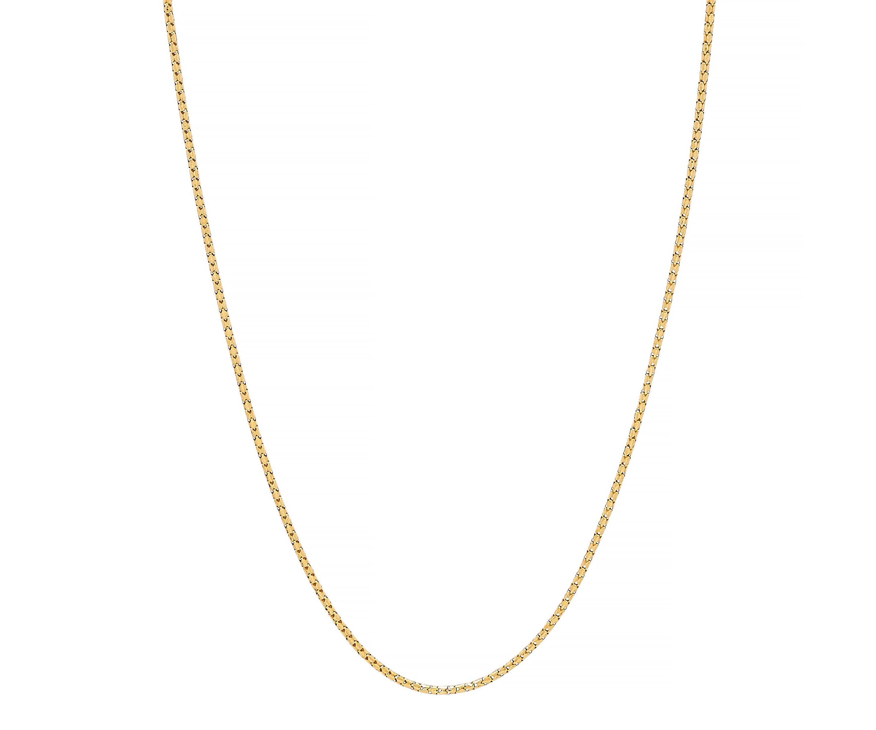 14K Yellow Gold Bird Cage Chain