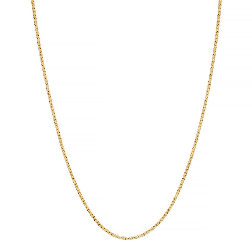 14K Yellow Gold Bird Cage Chain