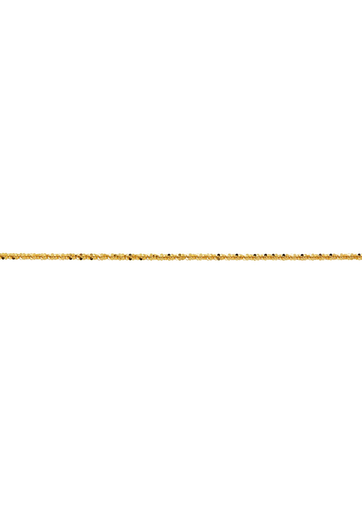 1.25 Millimeter Twist Criss Cross Chain in 14K Yellow Gold