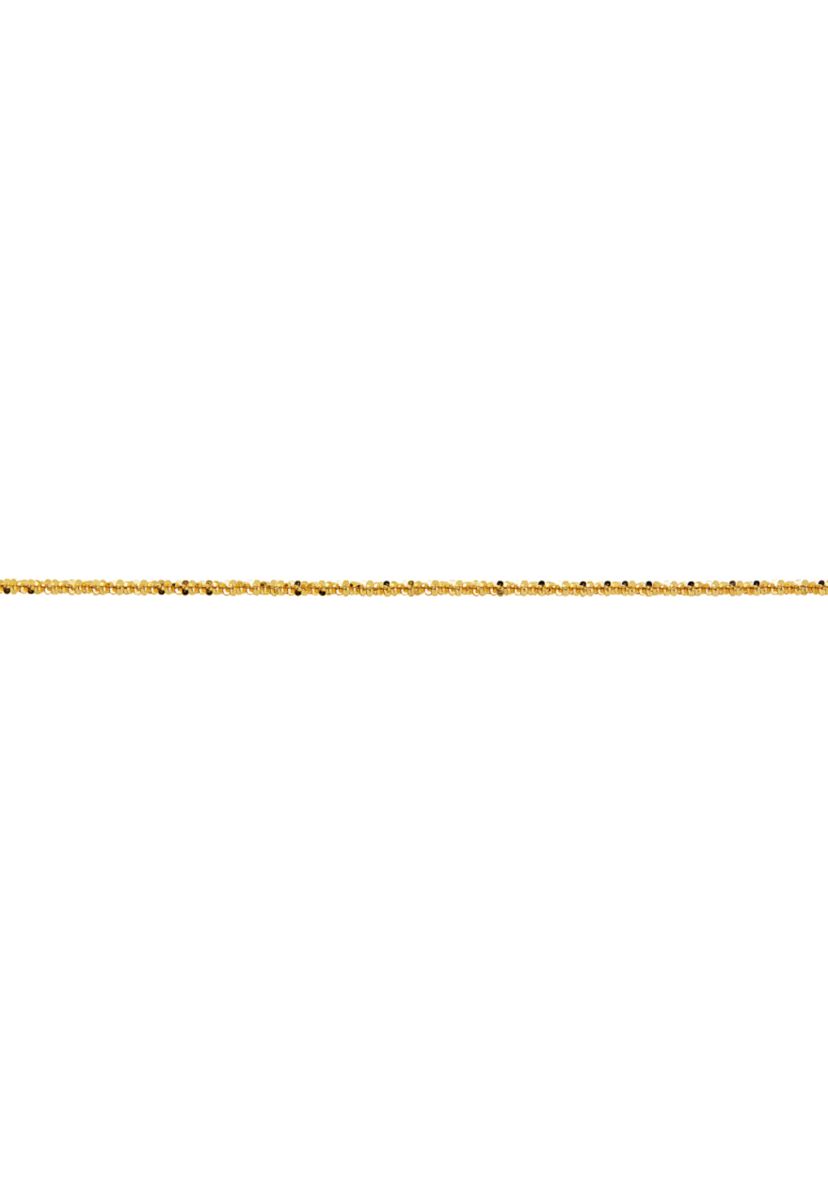 1.25 Millimeter Twist Criss Cross Chain in 14K Yellow Gold