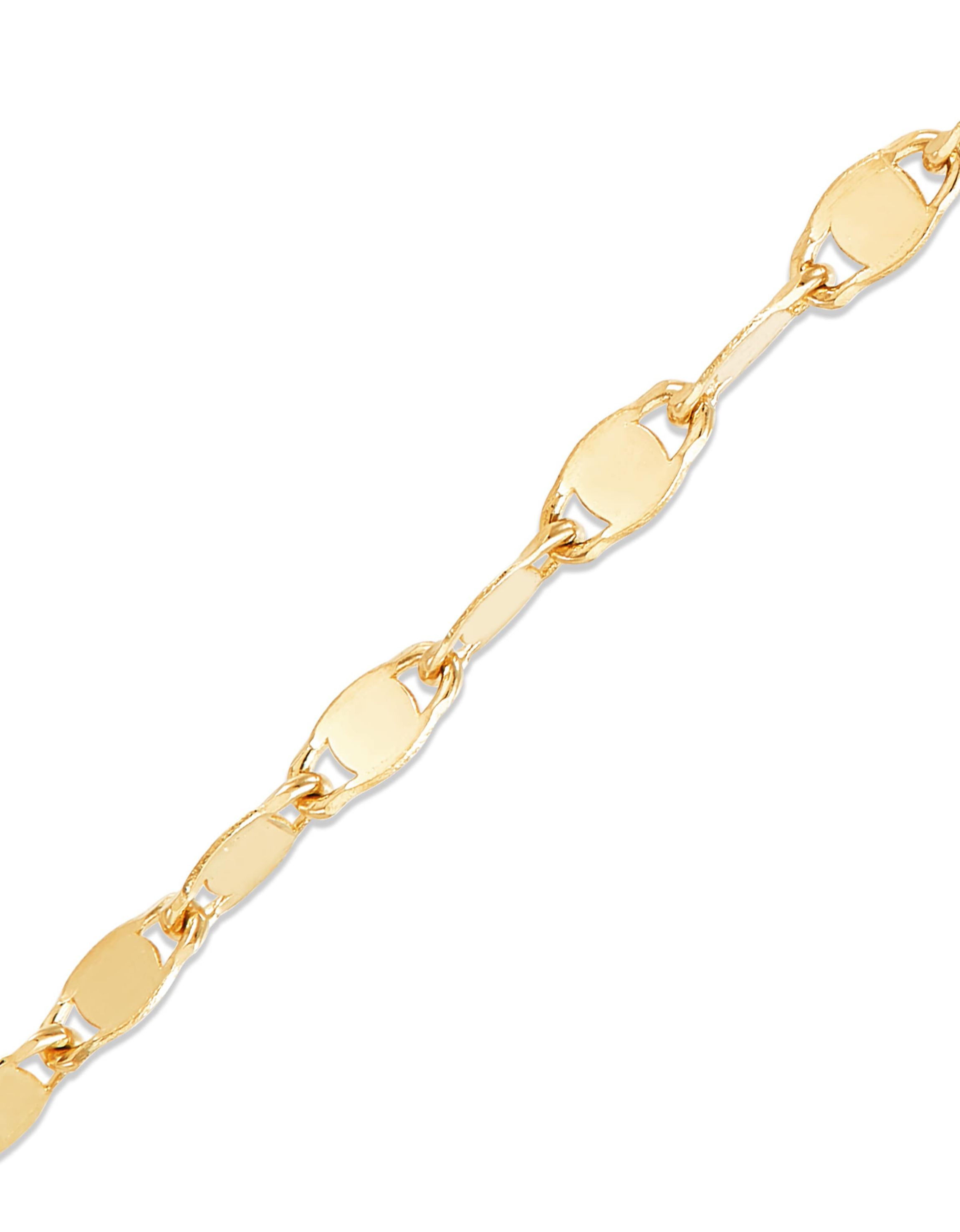 14K Yellow Gold .35mm Valentino Chain