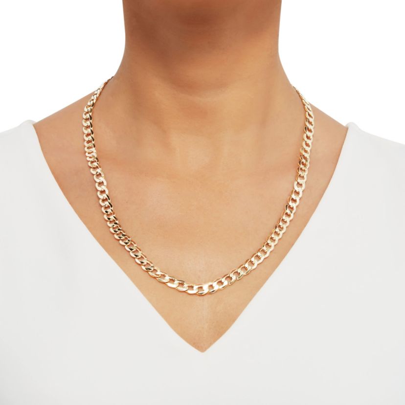 14K Yellow Gold 1.60mm Curb Chain