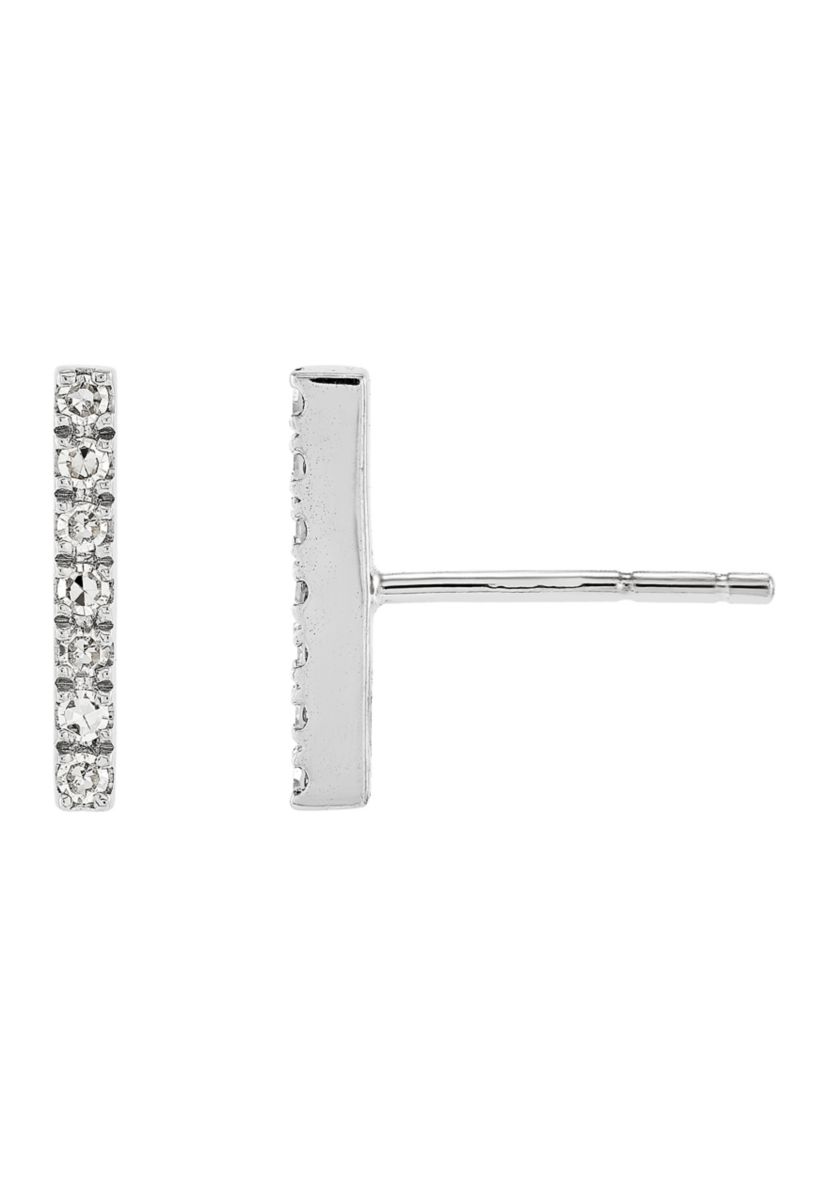 1/5 ct. t.w. Diamond Pendant and Earring Set in Sterling Silver
