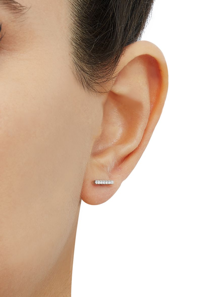 1/5 ct. t.w. Diamond Pendant and Earring Set in Sterling Silver