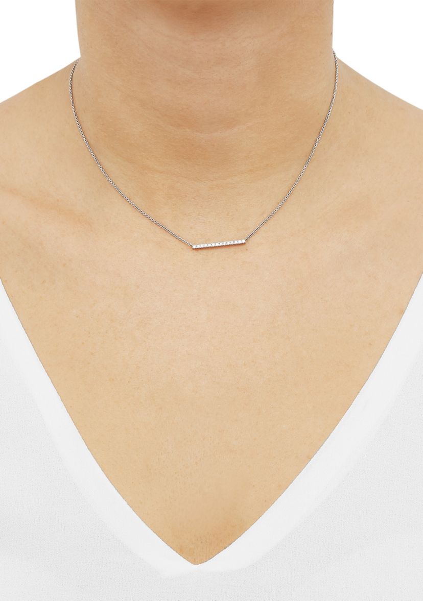 1/5 ct. t.w. Diamond Pendant and Earring Set in Sterling Silver