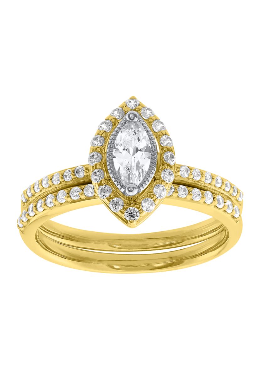 3/4 ct. t.w. Lab Grown Diamond Ring in 10K White Gold
