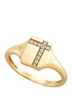 1/10 ct. t.w. Diamond Ring in 10K Yellow Gold 