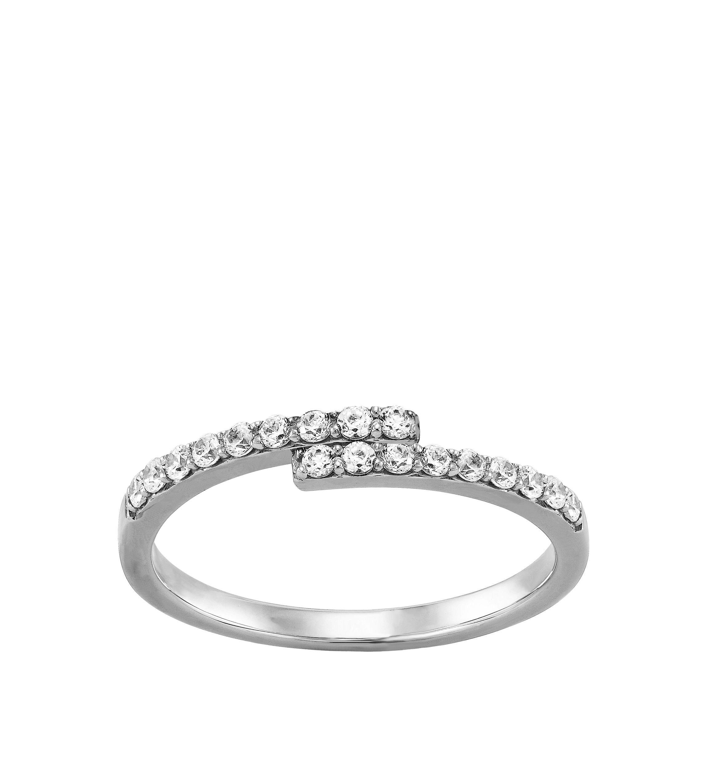 1/4 ct. t.w. Diamond Ring in Sterling Silver 