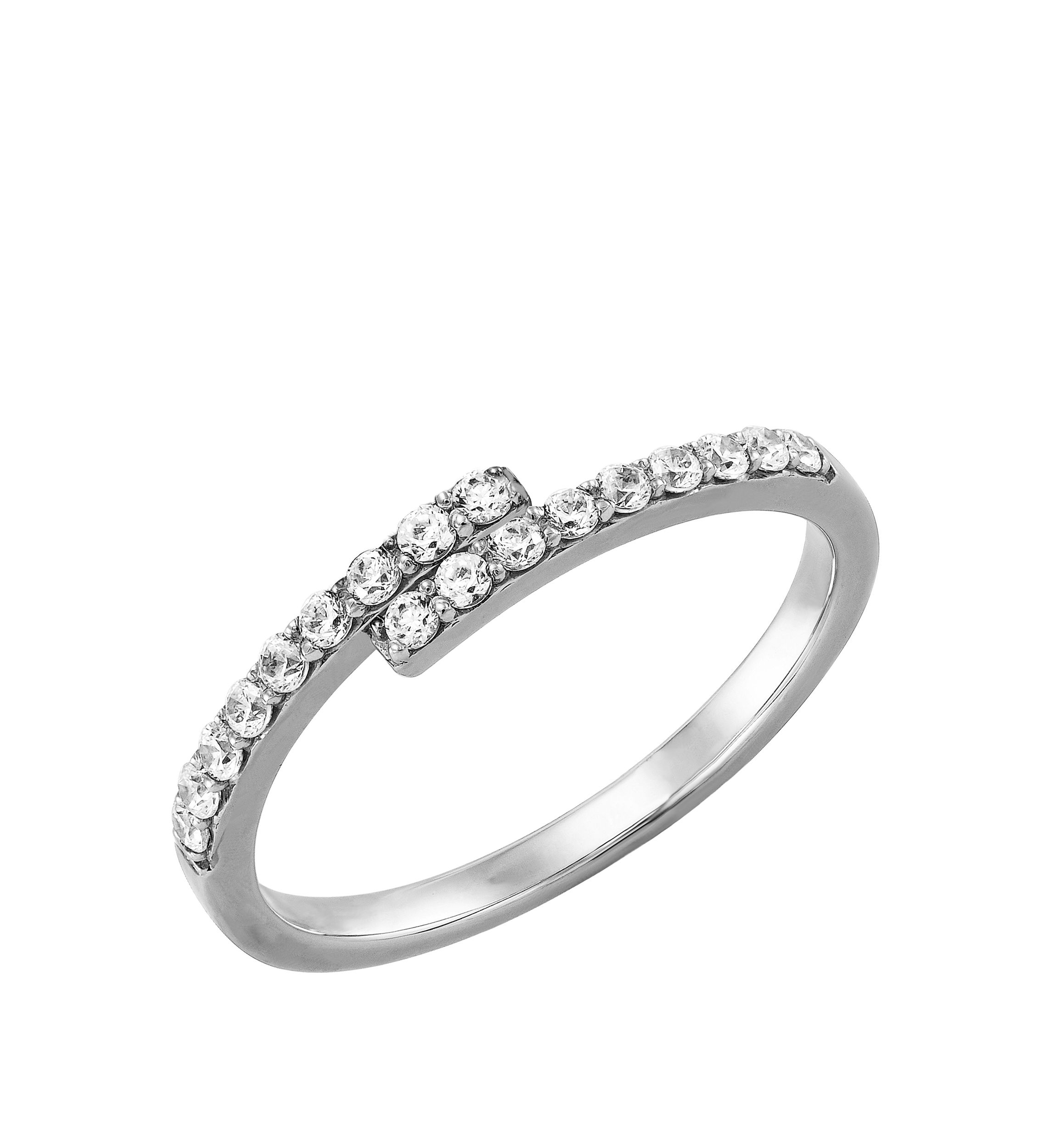 1/4 ct. t.w. Diamond Ring in Sterling Silver 