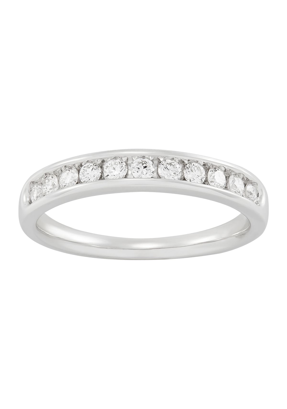 1/3 ct. t.w. Lab-Grown Diamond Band Ring in 10K White Gold