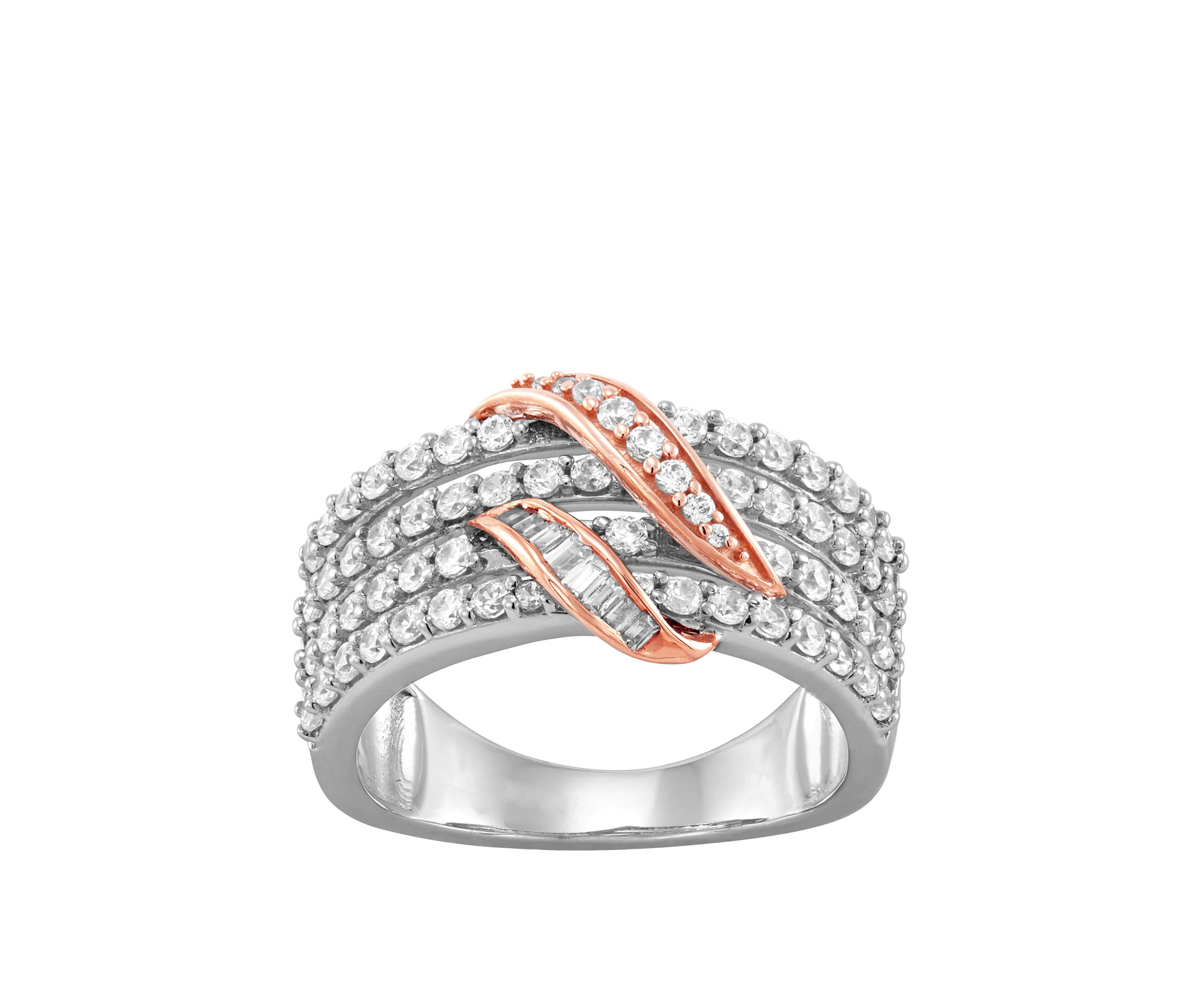 1 ct. t.w. Diamond Stack Ring in 10K White Gold