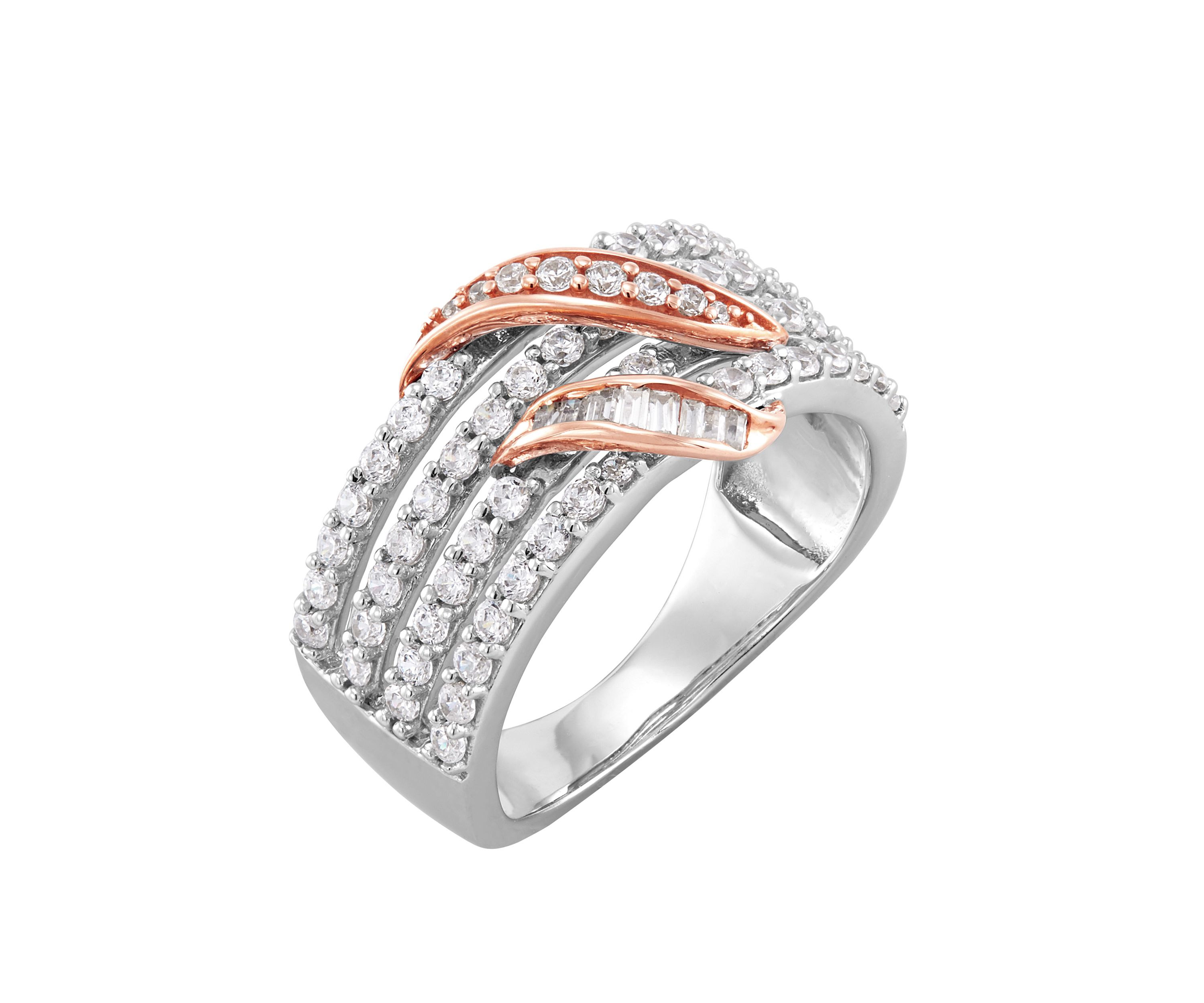 1 ct. t.w. Diamond Stack Ring in 10K White Gold