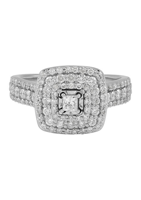 1 ct. t.w. Diamond Ring in 14K White Gold