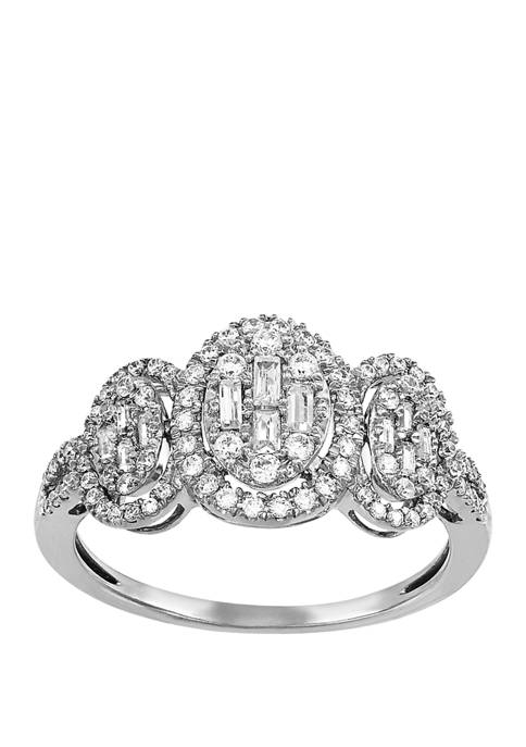 1/2 ct. t.w. Diamond Ring in 10K White Gold