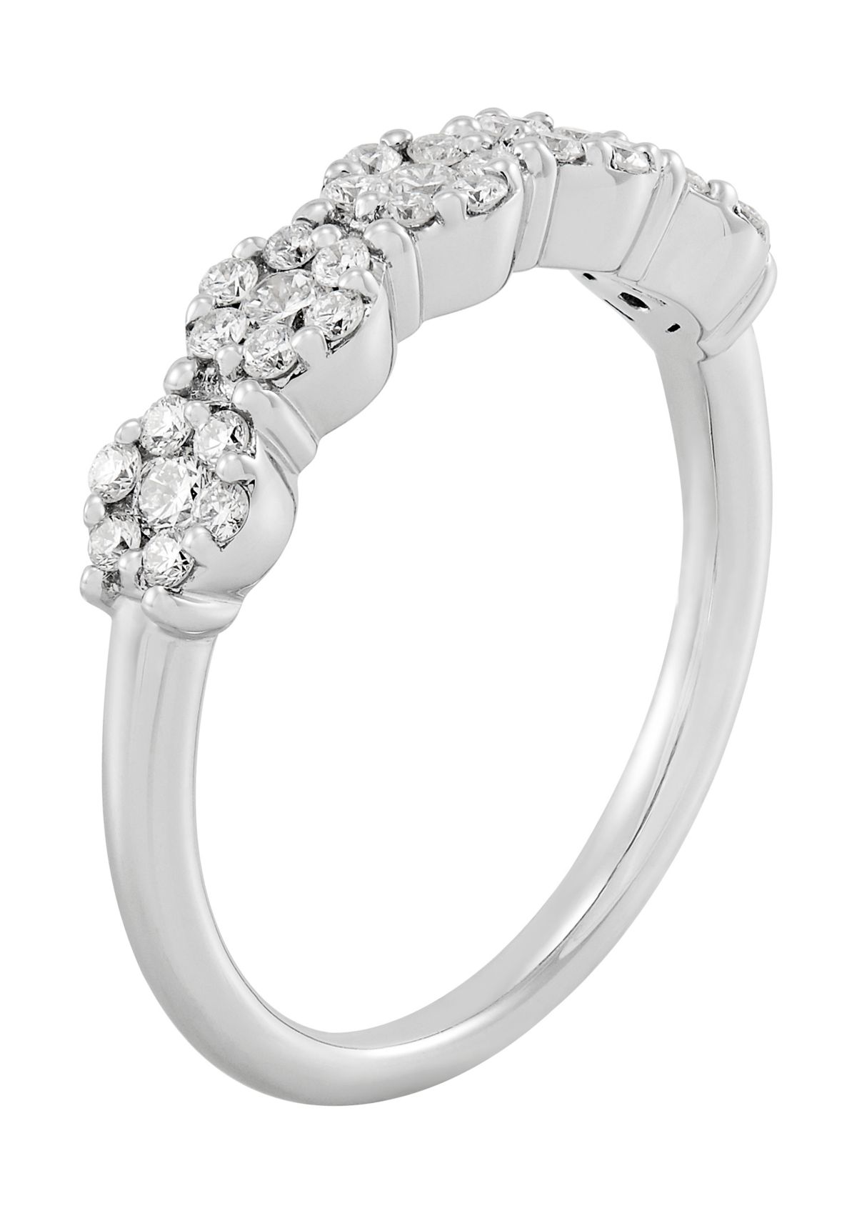  1/2 ct. t.w. Lab Grown Diamond Ring in Sterling Silver