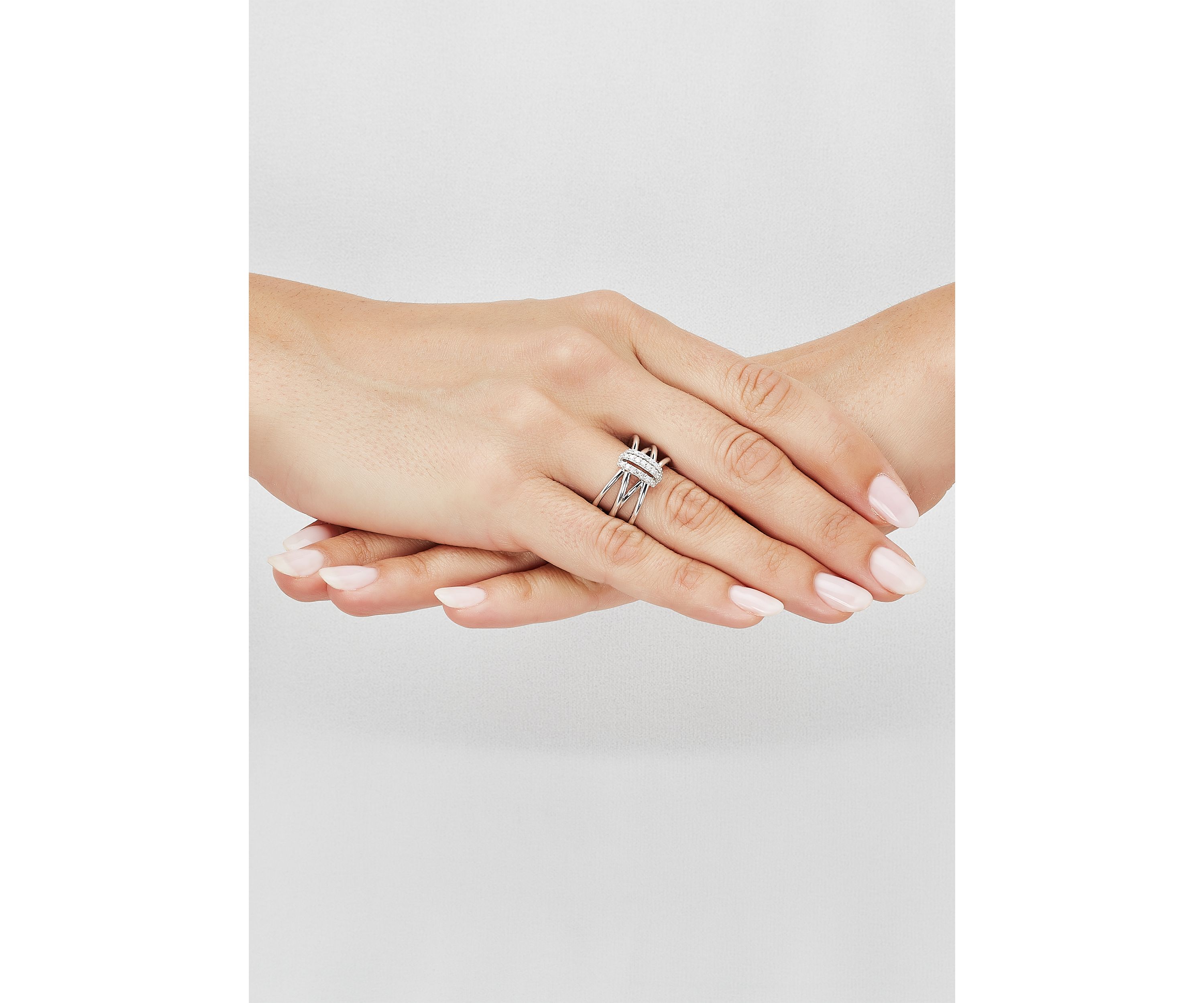 1/5 ct. t.w. Diamond Ring in Sterling Silver 
